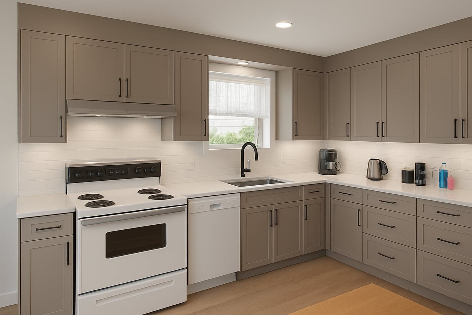 The same kitchen reimagined in Ebenalp · Shaker in Fashionista